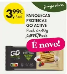 Pingo Doce Panquecas proteicas go active promoção