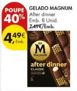 Pingo Doce gelado magnum after dinner classic promoção
