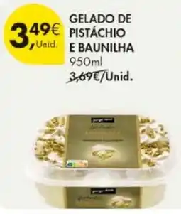 Pingo Doce Gelado de pistáchio e baunilha promoção