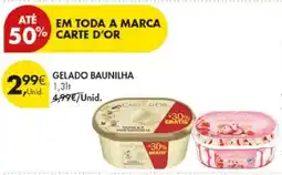 Pingo Doce gelado baunilha carte d'or promoção