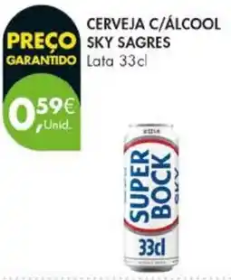 Pingo Doce Cerveja c/álcool sky sagres promoção
