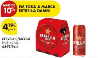 Pingo Doce cerveja c/álcool estrella damm promoção