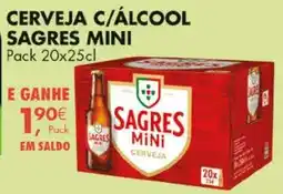 Pingo Doce Cerveja c/álcool sagres mini promoção