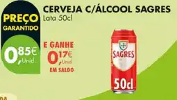 Pingo Doce Cerveja c/álcool sagres promoção