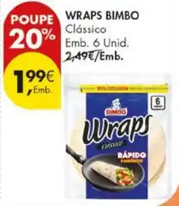 Pingo Doce Wraps bimbo clássico promoção