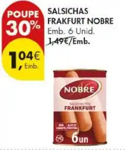 Pingo Doce Salsichas frankfurt nobre promoção