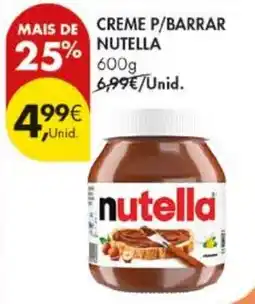 Pingo Doce creme p/barrar nutella promoção