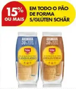 Pingo Doce Pão de forma s/glúten schär promoção