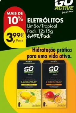 Pingo Doce Go active eletrólitos promoção
