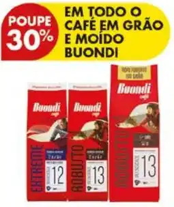 Pingo Doce Café em grão e moído buondi promoção