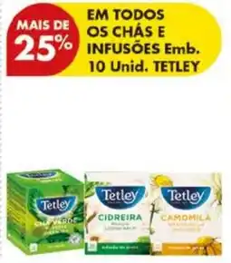 Pingo Doce Tetley Chá Verde promoção