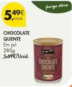 Pingo Doce Chocolate quente pingo doce promoção