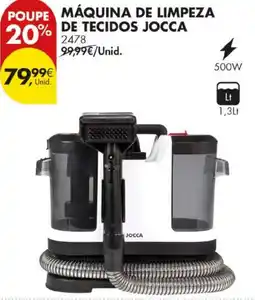 Pingo Doce máquina de limpeza de tecidos jocca promoção
