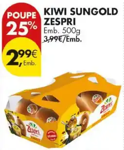 Pingo Doce kiwi sungold zespri promoção