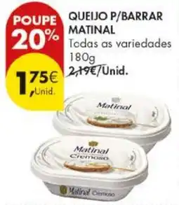 Pingo Doce Queijo p/barrar matinal promoção