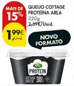 Pingo Doce queijo cottage proteína arla promoção