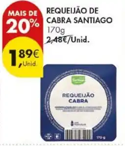 Pingo Doce Requeijão de cabra santiago promoção
