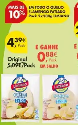 Pingo Doce Queijo flamengo fatiado limiano promoção