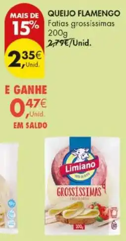 Pingo Doce Queijo flamengo limiano promoção