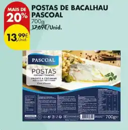 Pingo Doce postas de bacalhau pascoal promoção