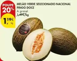 Pingo Doce melão verde selecionado nacional pingo doce promoção