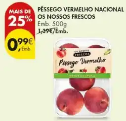 Pingo Doce Pêssego Vermelho Nacional Os Nossos Frescos promoção
