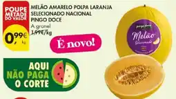 Pingo Doce melão amarelo polpa laranja selecionado nacional pingo doce promoção