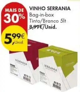 Pingo Doce vinho serrania promoção