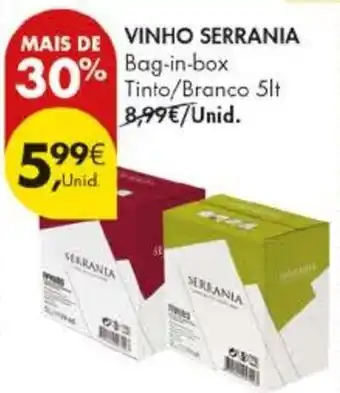 Pingo Doce vinho serrania promoção