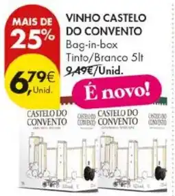 Pingo Doce Vinho castelo do convento promoção