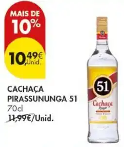 Pingo Doce Cachaça Pirassununga 51 promoção