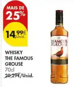Pingo Doce whisky the famous grouse promoção