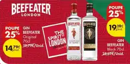Pingo Doce gin beefeater original promoção