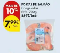 Pingo Doce Postas de salmão peixaria promoção