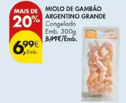 Pingo Doce miolo de gambão argentino grande promoção