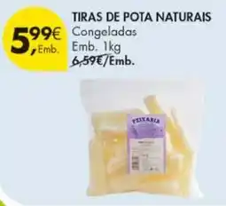 Pingo Doce Tiras de pota naturais peixaria promoção