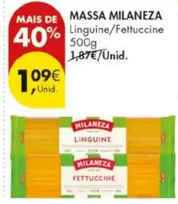 Pingo Doce Massa milaneza linguine/fettuccine promoção