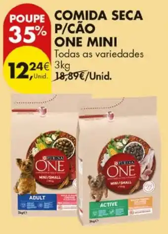 Pingo Doce comida seca p/cão one mini promoção