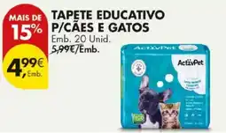 Pingo Doce Tapete educativo p/cães e gatos activpet promoção