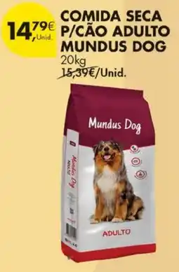 Pingo Doce comida seca p/cão adulto mundus dog promoção