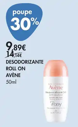 Pingo Doce desodorizante roll on avène promoção