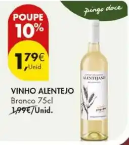 Pingo Doce Pingo doce vinho alentejo branco promoção