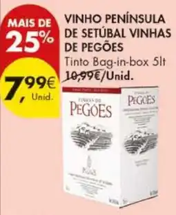 Pingo Doce vinho península de setúbal vinhas de pegões promoção