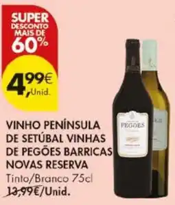 Pingo Doce vinho península de setúbal vinhas de pegões barricas novas reserva promoção