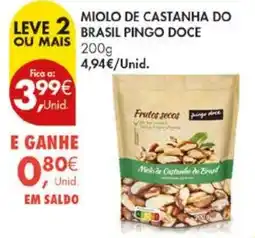Pingo Doce miolo de castanha do brasil pingo doce promoção