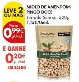 Pingo Doce miolo de amendoim pingo doce promoção