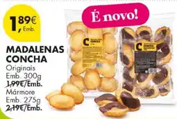 Pingo Doce madalenas concha promoção