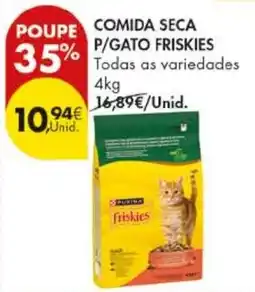 Pingo Doce comida seca p/gato friskies promoção