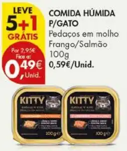Pingo Doce Comida húmida p/gato kitty promoção