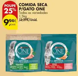 Pingo Doce comida seca p/gato one promoção